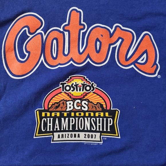 NWOT Y2K Florida Gators 2007 Tostitos BCS National Championship T-Shirt - Picture 6 of 7